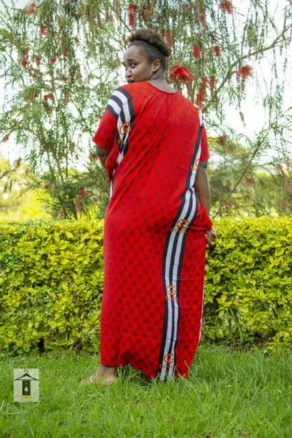 Beautiful Long One Size Dress/Inspired Long One Size Kaftan Dress/Colorful Long Caftan/African Tie Dye Kaftan/plus size inspired caftan - Image 2