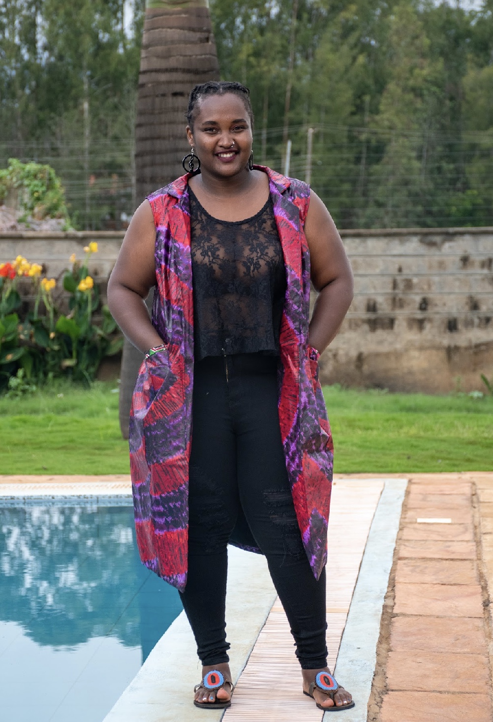 African Print Kimono Jacket/Ankara Kimono Jacket/sleeveless kimono jacket/African print duster/African Print Women’s Vest