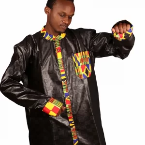 Long Sleeved Wakanda Shirts/Embroidered Long Sleeve Shirt/African inspired long sleeve mens shirts