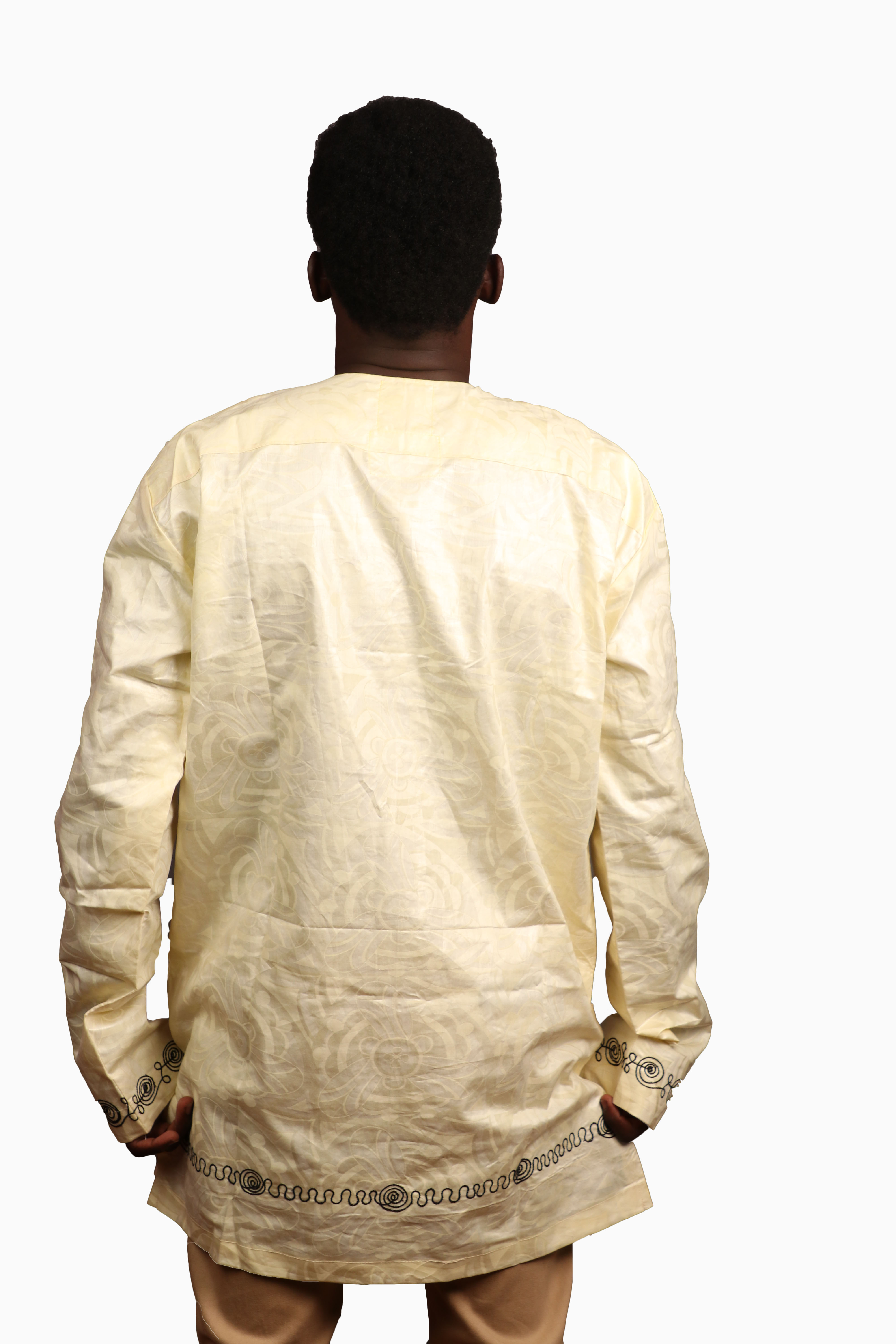 XXL African inspired mens shirt/2XL African embroidered shirt/2XL Wakanda style mens shirt/XXL Dashiki men shirt/Long sleeved African shirt