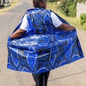 African Print Kimono Jacket/Ankara Kimono Jacket/sleeveless kimono jacket/African print duster/African Print Women’s Vest